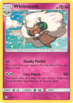 Whimsicott 148/236 — Cosmic Eclipse