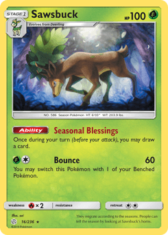Sawsbuck 16/236 — Cosmic Eclipse