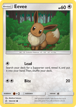 Eevee 166/236 — Cosmic Eclipse