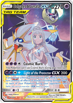 Solgaleo & Lunala-GX 216/236 — Cosmic Eclipse