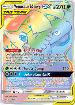 Venusaur & Snivy-GX 249/236 — Cosmic Eclipse