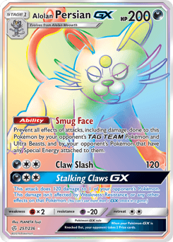 Alolan Persian-GX 257/236 — Cosmic Eclipse