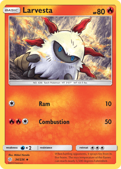 Larvesta 34/236 — Cosmic Eclipse