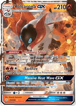 Volcarona-GX 35/236 — Cosmic Eclipse