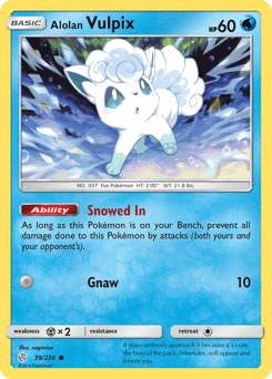 Alolan Vulpix 39/236 — Cosmic Eclipse