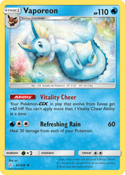 Vaporeon 42/236 — Cosmic Eclipse
