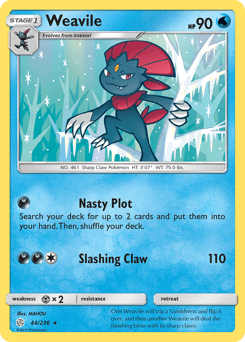 Weavile 44/236 — Cosmic Eclipse