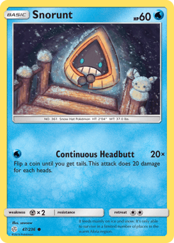 Snorunt 47/236 — Cosmic Eclipse