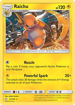 Raichu 67/236 — Cosmic Eclipse