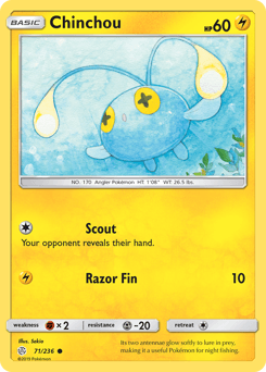 Chinchou 71/236 — Cosmic Eclipse