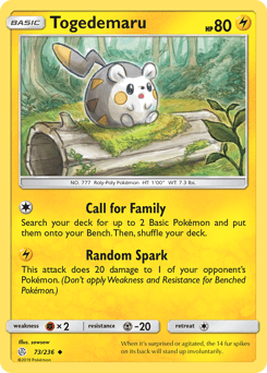 Togedemaru 73/236 — Cosmic Eclipse