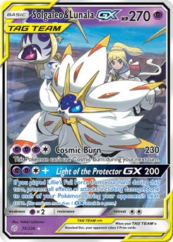 Solgaleo & Lunala-GX 75/236 — Cosmic Eclipse