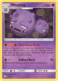 Weezing 77/236 — Cosmic Eclipse