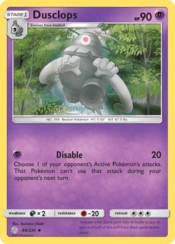 Dusclops 84/236 — Cosmic Eclipse