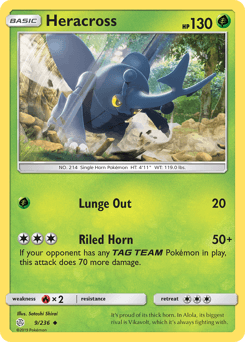 Heracross 9/236 — Cosmic Eclipse