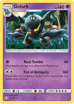 Golurk 90/236 — Cosmic Eclipse