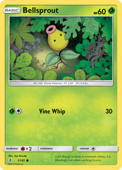 Bellsprout 1/145 — Guardians Rising