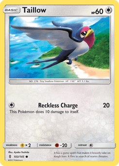 Taillow 103/145 — Guardians Rising