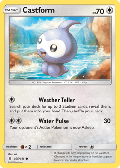 Castform 105/145 — Guardians Rising