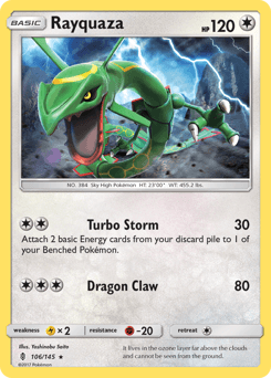 Rayquaza 106/145 — Guardians Rising