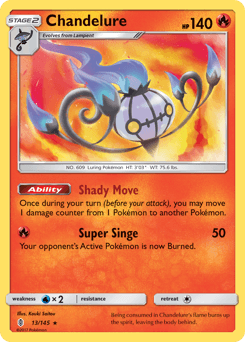 Chandelure 13/145 — Guardians Rising
