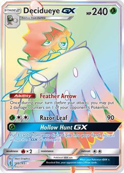 Decidueye-GX 146/145 — Guardians Rising