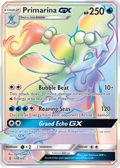 Primarina-GX 149/145 — Guardians Rising