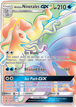 Alolan Ninetales-GX 150/145 — Guardians Rising