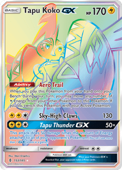 Tapu Koko-GX 153/145 — Guardians Rising