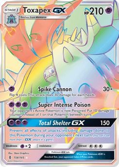 Toxapex-GX 154/145 — Guardians Rising