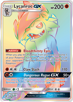 Lycanroc-GX 156/145 — Guardians Rising