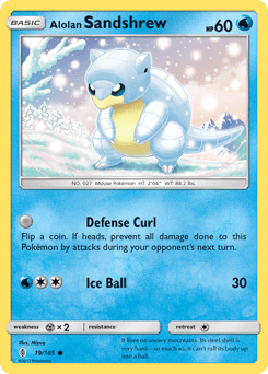 Alolan Sandshrew 19/145 — Guardians Rising