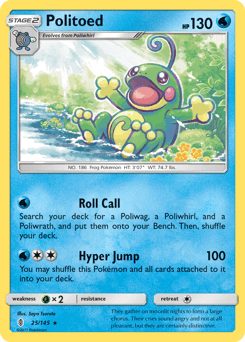Politoed 25/145 — Guardians Rising