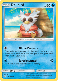 Delibird 26/145 — Guardians Rising