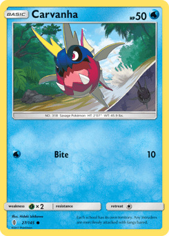 Carvanha 27/145 — Guardians Rising