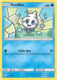 Vanillite 33/145 — Guardians Rising