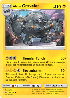 Alolan Graveler 41/145 — Guardians Rising