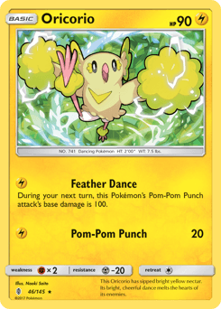 Oricorio 46/145 — Guardians Rising