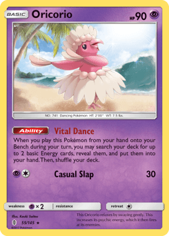 Oricorio 55/145 — Guardians Rising