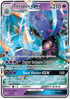 Toxapex-GX 57/145 — Guardians Rising