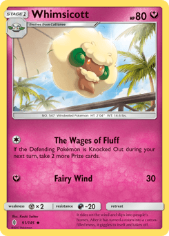 Whimsicott 91/145 — Guardians Rising