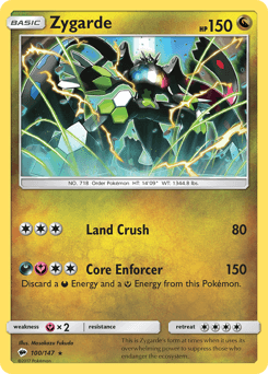 Zygarde 100/147 — Burning Shadows