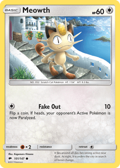 Meowth 101/147 — Burning Shadows