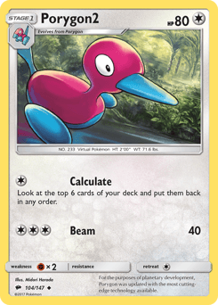 Porygon2 104/147 — Burning Shadows