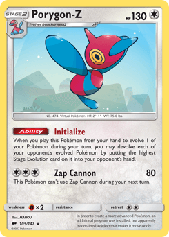 Porygon-Z 105/147 — Burning Shadows