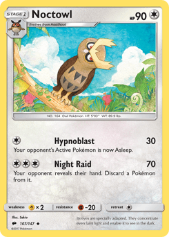 Noctowl 107/147 — Burning Shadows