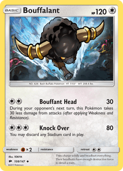 Bouffalant 108/147 — Burning Shadows