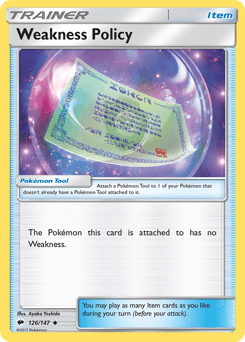 Weakness Policy 126/147 — Burning Shadows