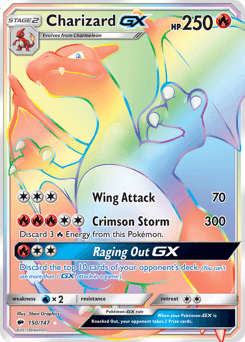 Charizard-GX 150/147 — Burning Shadows