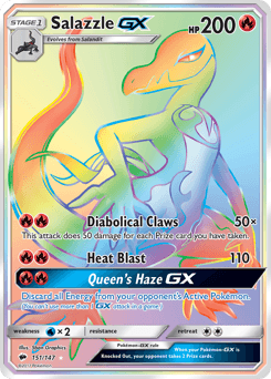 Salazzle-GX 151/147 — Burning Shadows